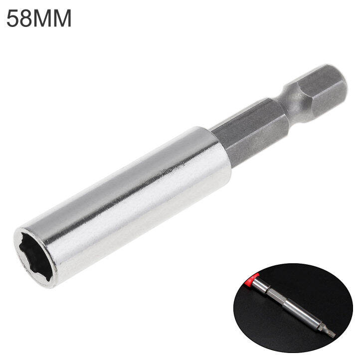 Hex Shank Screwdriver Bit Extention Rod 58mm with Magnetic Extension ...