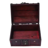 Multi Vintage Jewelry Necklace Bracelet Gifts Box Storage Organizer Wooden Cases Size:16*11.5*10.2cm Types:Types 2