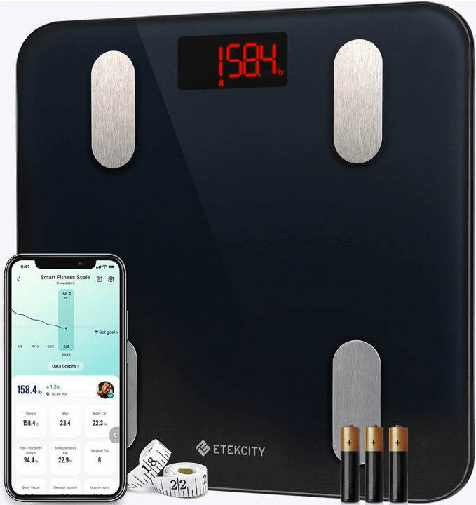 Etekcity Scales For Body Weight Bathroom Digital Weight Scale For Body ...