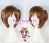 Game Nekopara Azuki Cosplay Costume Wig Hairwear+Wig Cap