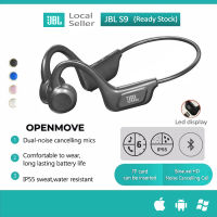 JBL S9 Bone Conduction Wireless Sport Headphones Wireless Bluetooth Earphone V5.0 Noise Cancelling Headsets Stereo Microphone Sports Earphones For Running/Sports/Fitness