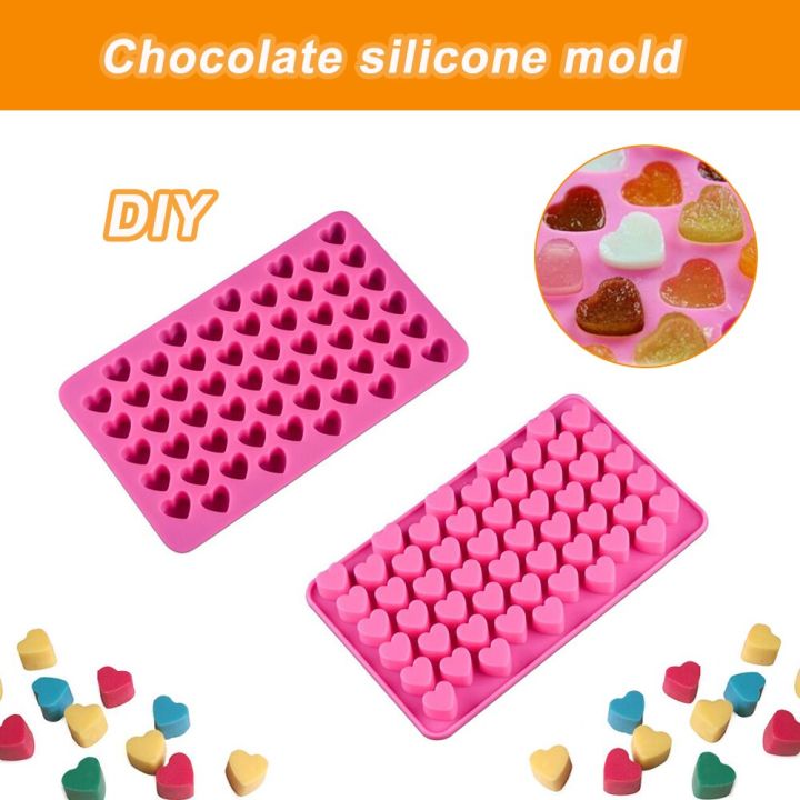 55-holes-heart-shaped-3d-silicon-chocolate-jelly-candy-cake-bakeware-mold-diy-pastry-bar-ice-block-soap-mould-baking-tool-ice-maker-ice-cream-moulds