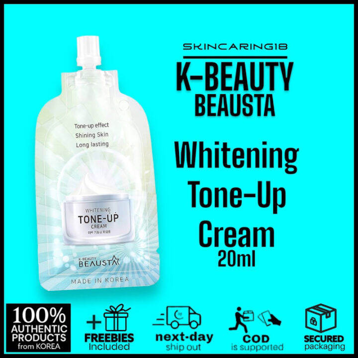 KBEAUTY BEAUSTA Whitening Toneup Cream 15ml by SkinCaring18 Lazada PH