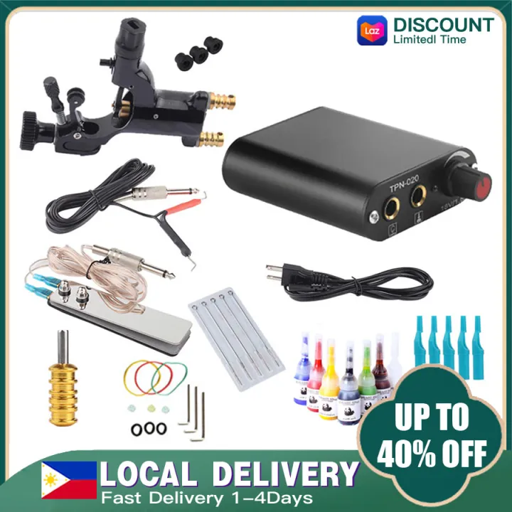 Complete set of tattoo machine set tattoo dragonfly machine power cord clamp cord foot pedal