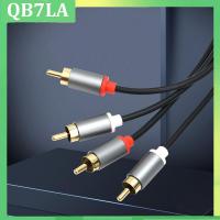 QB7LA Gold-Plated 2Rca To 2 Rca Male To Male Rca Audio Cable Amplifier Audio Cable 1M 2M 3M For Home Theater DVD TV CD Soundbox