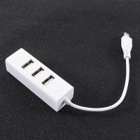 【HOT】 liaoxian3105992120 Multi-Function White USB To 4 Port OTG Hub สำหรับ Raspberry 0 Power Switch Extension Cable สายชาร์จ