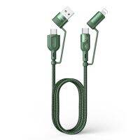 USB Mcdodo แบบ4 In 1สายชาร์จแบบเร็ว PD 60W สายรับส่งข้อมูลสำหรับสายชาร์จโทรศัพท์13 12 11 Ipad 3A