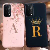 เคสสำหรับ Oppo A74 5G เคสโทรศัพท์ซิลิโคนนิ่มมงกุฎน่ารักตัวอักษร CPH2197สำหรับ Oppo A 74 OppoA74 5G เคสฝาหลัง6.5