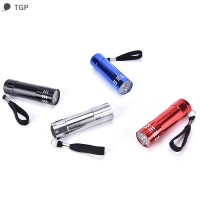 ? TGP MINI UV ultra VIOLET 9ไฟฉาย LED Blacklight ตรวจสอบโคมไฟไฟฉาย