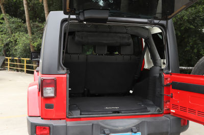 Rear Seat Back Trunk Roof Roll Bar Cage Storage Bag 1997-2022 for Jeep Wrangler TJ JL JK JT Renegade Compass Black Car Accessory