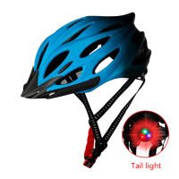 Unisex EPS Ultralight Breathable MTB Bike Helmet With Light Cycling Safety Cap