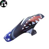 Enlee บังโคลนล้อหน้าหลังจักรยานสะท้อนแสง MTB Mountain Bike Mudguard