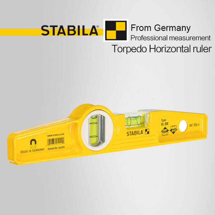 Stabila Type 81SREM 25cm Rare Earth Spirit Level with Holster