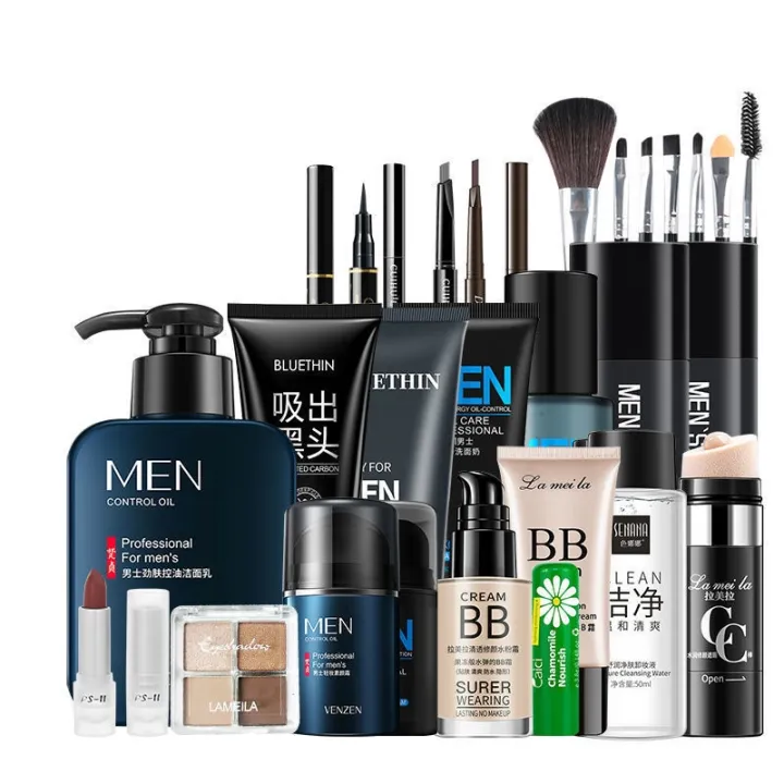 ♙✣ Men cosmetics set full boy beginner