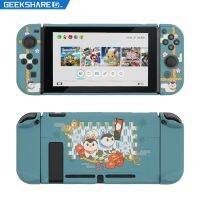 GeekShare เคสนินเท็นโดแบบทางการจับป้องกันแบบแยกสำหรับจอยเกม Nintend Switch ปกป้องสุนัขเทพนิยายลีกของฝาแข็ง