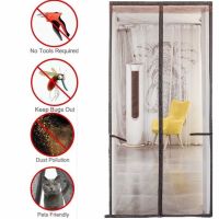 【CW】 Magnetic Curtains Mesh The Door Net Anti Fly Insect Closing Size Can