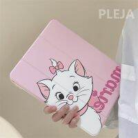 (CALGY Phone protection)เคสป้องกันแมวการ์ตูนน่ารักสำหรับ iPad 10.2/9.7/10.5/11นิ้ว Pro 12.9นิ้ว2021 Mini 6 Air 5/4พร้อมช่องใส่ดินสอ