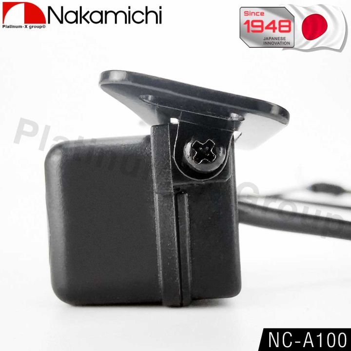 nakamichi-nc-a100-กล้องมองหลัง-กันน้ำ-กันฝุ่น-คุณภาพสูง-สัญชาติญี่ปุ่น-กล้องถอยหลัง-กล้องหลัง-กล้องถอย-แท้-100-กันน้ำ-เครื่องเสียงรถยนต์