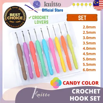 5pcs 12mm/15mm/18mm/20mm/25mm Huge Crochet Hooks Set Plastic