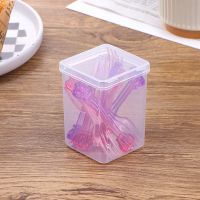 1Pc Fruit Fork Case Plastic Container Case Fruit Fork Storage Organize Box Food Toothpick Bento Box Home Jewelry Bead Case