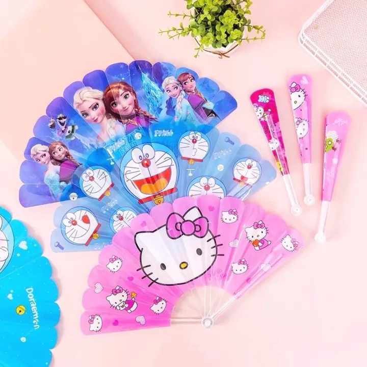 Pamaypay Character is Design Plastic Folding Fan for Kids Handheld ...