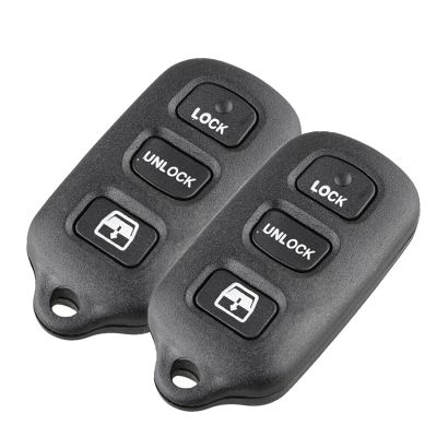 2Piece for 1999-2009 Toyota 4Runner Sequoia Car Keyless Remote Key Fob Replacement Parts Accessories