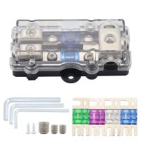 Car 2-Way Fuse Holder Replacement Vehicles Audio Amplifier System Multi-Way Insert Fuse Box Auto Modified Parts Boat Accessories