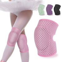 1Pair Women Kids Knee Pads Dance Yoga Tennis Knee Support Brace Sport Gym Kneepad Children Workout Padded Sponge Knee Protection Supports Braces