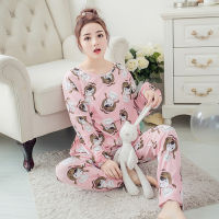 SLPBELY Women Pajamas Set Leisure Wear Pyjamas Lovely Sleepwear Night Suit Home Wear Women Summer Cartoon Nightwear