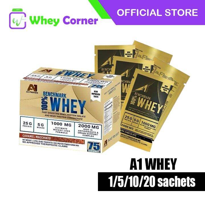 A1 Protein Benchmark 100 Whey With Weight Loss Formula And Antioxidants Whey Corner♧ Lazada Ph