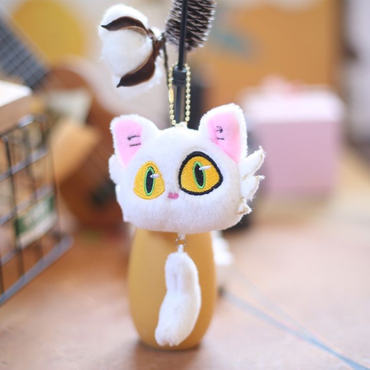 ag-suzume-no-tojimari-daijin-ตุ๊กตาแมวสีขาว-พวงกุญแจ-ของขวัญ-สําหรับเด็กผู้หญิง-กระเป๋า-จี้-อะนิเมะ-ยัดไส้-ของเล่นสําหรับเด็ก