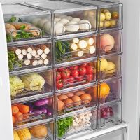 [COD] Refrigerator storage box drawer type transparent fruit and vegetable food grade fresh-keeping kitchen finishing