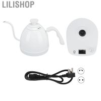 *Lilishop Electric Water Kettle  Gooseneck 600ml 1000W Time Setting Hot Water Kettle  for Office