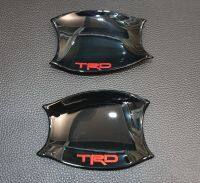 ถ้วยรองมือเปิดกันรอย TRD สีดำเงา (Piano Black)  2 ประตู TOYOTA REVO REVO ROCCO CAB  2 ประตู ใส่กับ ไฮลักษ์ รีโว้  รีโว้ร๊อคโค่ 2015-2021