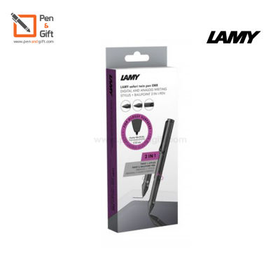 ปากกาดิจิตอล LAMY safari twin pen all black EMR - ปากกาดิจิตอลลามี่ ซาฟารี อีเอ็มอาร์ 2 in 1 digital pen+Ballpoint pen