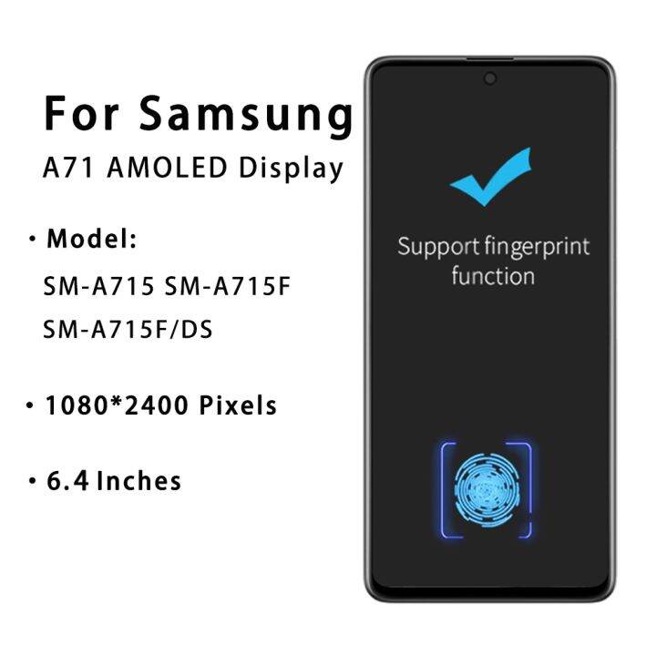 6-7-original-lcd-for-samsung-a71-lcd-display-touch-screen-digitizer-assembly-super-amoled-lcd-for-sm-a715-a715f-replacement-part