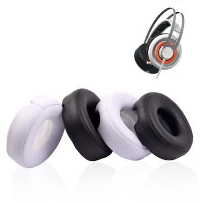 1 Pair For Steelseries SIBERIA 650 Earphone Case Elite Prism Cover Protein Leather Earmuffs Headphone Replacement Accessories Wireless Earbud Cases