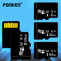 FONKEN Micro SD TF การ์ด8G 16G 32GB ความเร็วสูง,บันทึกข้อมูล Tf โทรศัพท์กล้องข้าวฟ่างการ์ด