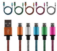 สายเครื่องชาร์จยูเอสบี Usb อะลูมิเนียมถักเครื่องชาร์จสาย C ซิงค์ข้อมูลได้เร็วขึ้นสำหรับ Usb Android ประเภท