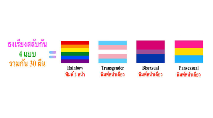 ธงราว-lgbt-ธงราว-ยาว-9-เมตร-ธงผ้า14x21cm-30-ผืน-คละ-4-แบบ-ธงแขวนสายรุ้ง-pride-rainbow-พร้อมส่งในไทย