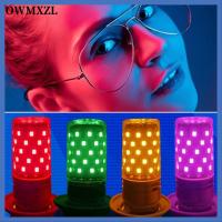 OWMXZL อลูมิเนียมอลูมินัม หลอดไฟ LED ทรงข้าวโพดหลากสี 85-265โวลต์ ฐานสกรู E27 โคมไฟทรงข้าวโพด ร้อนแรงมาก สีสันสดใส หลอดไฟเทียน LED ของตกแต่งบ้าน