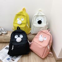 [COD] Small fresh literature and art cartoon style backpack student schoolbag cute acridine Korean version junior high school shoulder bag
