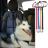 Cat Dog Vehicle Car Safety Adjustable Seat Belt Leash Pet Car Travel Clip Strape Lead Seatbelt Multi-function Lead for Dogs Cats Collars