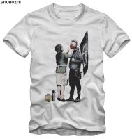 Fashion T-shirt /maglietta Banksy Graffiti Anarchia Punk Kraz 2023 High Quality Brand t Shirt Casual Short Sleeve O-neck Fashion Printed 100% Cotton Summer New Tops Round Neck Cheap Wholesale Funny t Shirt Branded t Shirt Men Unisex Pop Style Xs-3xl hight