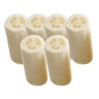 6Pcs Natural Loofah Luffa Loofa Bath Body Shower Sponge Kitchen Cleaing Scrubber Scrub Pad