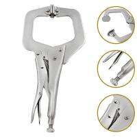 Hand Tool Grip Vise Swivel Fix Plier Pincer Tong Tenon Locator Alloy Steel C Clamp weld Clip Woodwork Pad Wood Work