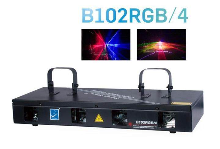 ส่งฟรี-งานคุณภาพเยี่ยม-laser-show-system-7color-4head-ไฟเลเซอร์-7-สี-4-หัว-b102rgb-4-ไฟเธคเลเซอร์-ใช้สำหรับไฟจัดงานปาร์ตี้สวยงาม-ไฟเวที-ไฟในผับ-ไฟดิสโก้เธค-ไฟประดับตกแต่ง-ไฟดิสเพลย์-เพิ่มบรรยากาศสถานท