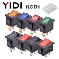 hot！【DT】 10pcs/lot KCD1 6A 250VAC Rocker ON OFF SPST 12V 220V Toggle ON-ON/ON-OFF-ON