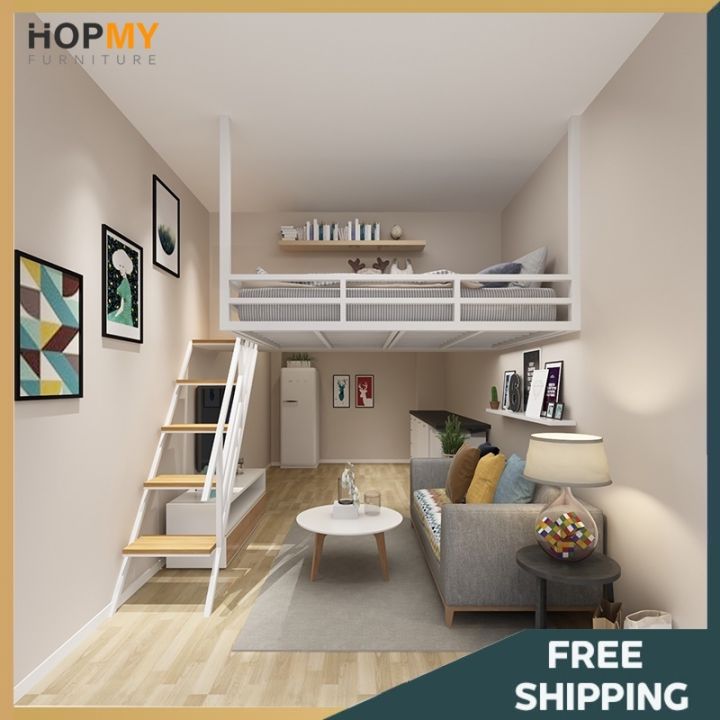 hopmy-bed-loft-home-wrought-iron-bed-creative-hanging-bed