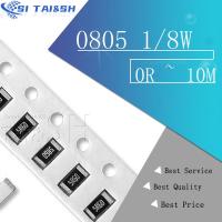 100Pcs 0805 SMD 1/8W 0R ~ 10M chip resistor  0 10R 100R 220R 330R 470R 1K 4.7K 10K 47K 100K 0 10 100 330 470 ohm